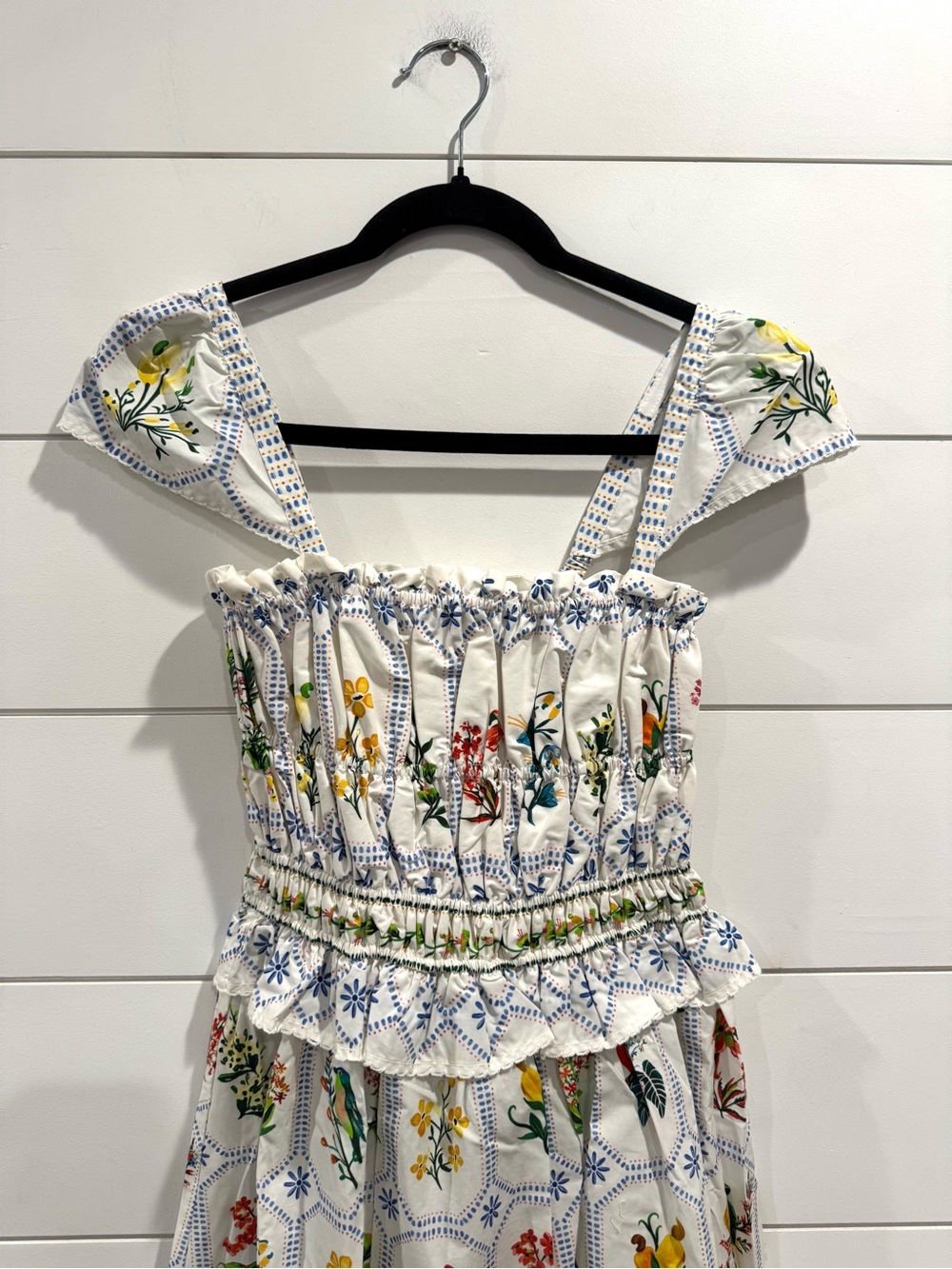 NWT Farm Rio Tropical Porcelain print maxi dress - Picture 5 of 10